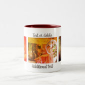 シャミーキャットトリオパーソナライズされた ツートーンマグカップ (中央)