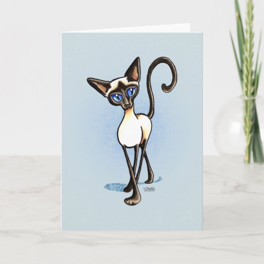 シャミーシールポイントクロスウォークオフリーシュアート™ カード (正面)