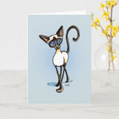 シャミーシールポイントクロスウォークオフリーシュアート™ カード (黄色い花)