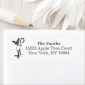 シャミーシールポイントクロスウォークオフリーシュアート™リネン ラベル (インサイチュ)