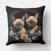 シャミーネコフローラデザイン クッション (裏面)