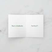 シャムおもしろいネコのクリスマスカード シーズンカード (内部)