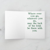 シャムおもしろいロ間抜けックの緑の男 シーズンカード (内部)