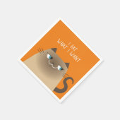 シャムおもしろい猫 スタンダードカクテルナプキン (角)