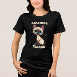 シャムお願い トライブレンドTシャツ