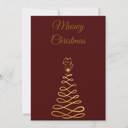 シャムのクリスマス シーズンカード (正面)