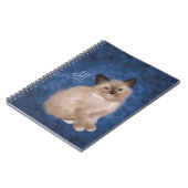 シャムの子ネコ ノートブック (左側)