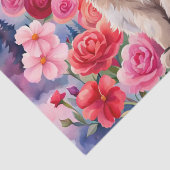 シャムの子猫のハートバラ夕日 薄葉紙 (詳細)