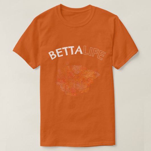 シャムの戦う魚のベッタ地域学 Tシャツ (デザイン正面)