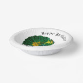 シャムの戦闘魚の漫画イラストレーション ペーパーボウル (傾斜あり)