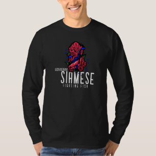 シャムの戦闘魚ベッタ水族館 Tシャツ
