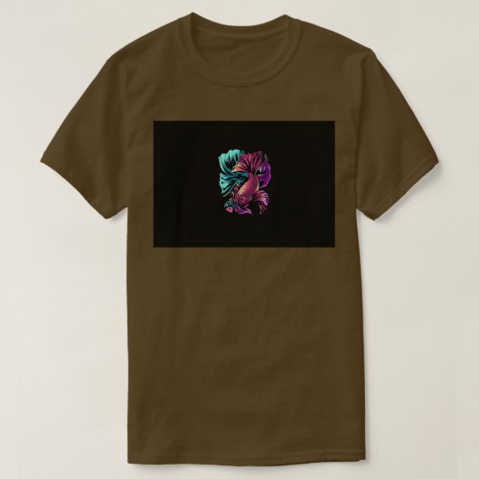 シャムの戦闘魚 Tシャツ (デザイン正面)