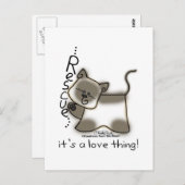 シャムの救出…愛の事だ！ ポストカード (正面/裏面)