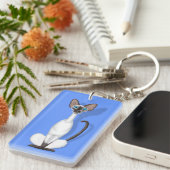 シャムの漫画 キーホルダー (正面右)