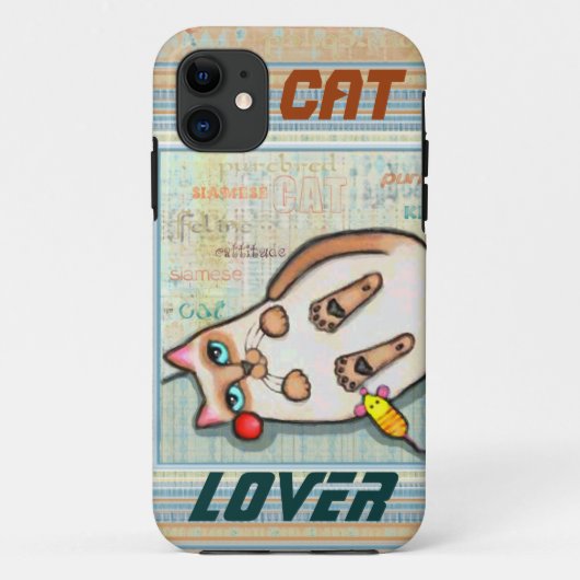 シャムの猫好きの穹窖のiPhone 5やっとそこに Case-Mate iPhoneケース (裏面)