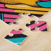 シャムの猫宇宙飛行士 ジグソーパズル (側面)