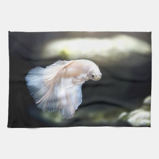 シャムの白身魚 キッチンタオル (横)