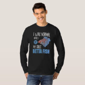 シャムの魚の飼い主のためのベッタ魚 Tシャツ (正面フル)