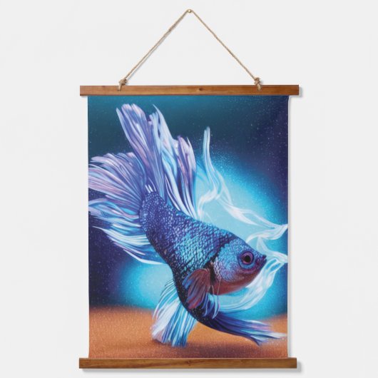 シャムぶら下がった魚の織物 吊り下げ型タペストリー (正面2)