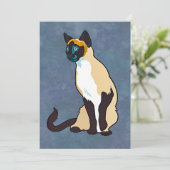 シャムエレガントネコ 招待状 (スタンド正面)