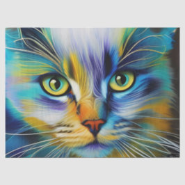 シャムカラフル猫の閉じ込め 薄葉紙