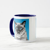 シャムシールポイント マグカップ (正面左)