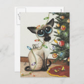 シャムネキャットクリスマスライトバイエイムリンビハレ シーズンポストカード (正面/裏面)