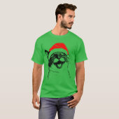 シャムネコのクリスマス Tシャツ (正面フル)