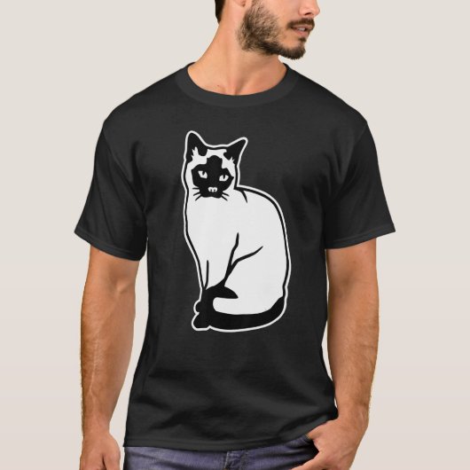 シャムネコ Tシャツ (正面)