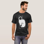 シャムネコ Tシャツ (正面フル)
