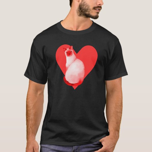 シャムネコ Tシャツ (正面)
