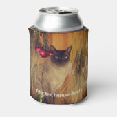 シャムパーソナライズされた猫 缶クーラー (缶裏面)
