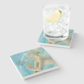 シャムユニークエル・アルチャンエル神愛のアートワーク ストーンコースター (横)