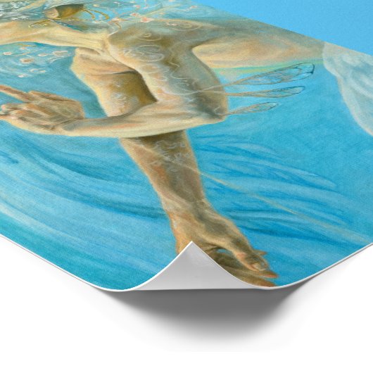 シャムユニークエル・アルチャンエル神愛のアートワーク ポスター (角)