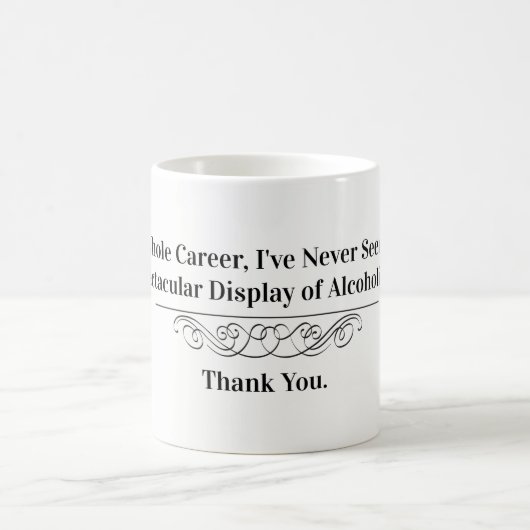 シャムレスおもしろいドクター引用文 コーヒーマグカップ (中央)