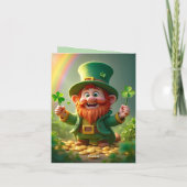 シャムロおもしろいックと金ゴールドコインを持つレプレチョーフ シーズンカード (裏面)