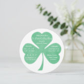 シャムロお洒落ックセントパトリックの日パーティー 招待状 (スタンド正面)
