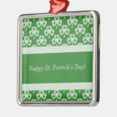 シャムロきらめくックスプレミアムスクエアオーナメント メタルオーナメント (左)