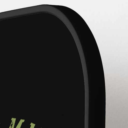 シャムロアートックアイリッシュファミリー&ネームパーソナライズされた ピックルボールラケット (左詳細)