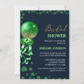 シャムロエレガントックセントパトリックの日ブライダルシャワー 招待状 (正面)