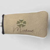 シャムロエレガントックパトリックのデイレザー ゴルフヘッドカバー (正面)