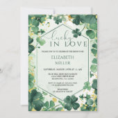 シャムロエレガントックラッキーインラブブライダルシャワー 招待状 (正面)