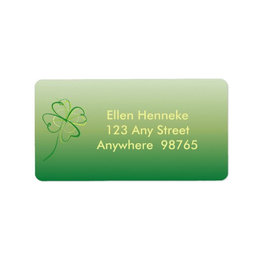 シャムロコンテンポラリーック ラベル (正面)