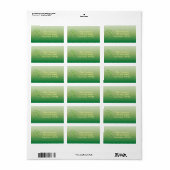 シャムロコンテンポラリーック ラベル (フルシート)