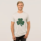 シャムロックきらめく トライブレンドTシャツ (正面全面)
