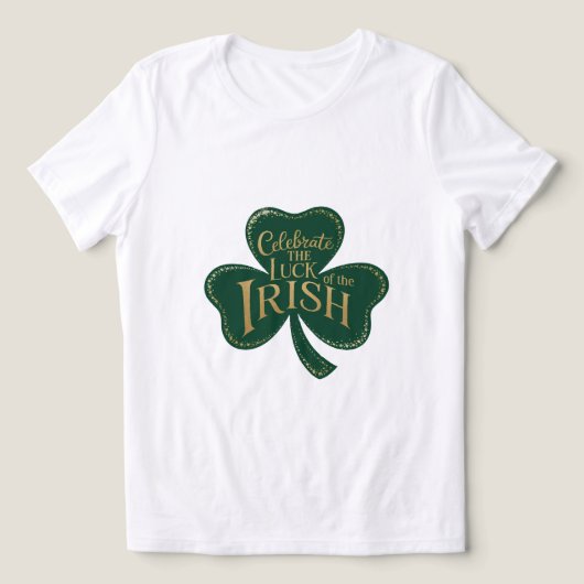 シャムロックきらめく トライブレンドTシャツ (デザイン正面)