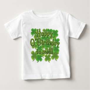 シャムロックとの私への幸せなO'Birthday ベビーTシャツ
