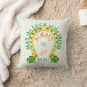 シャムロックとアイルランドの馬蹄類の幸運 クッション (ブランケット)