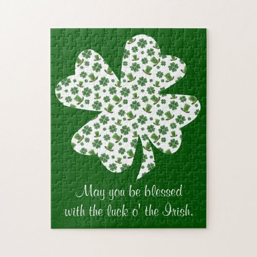 シャムロックとトップハット2 ジグソーパズル (縦)