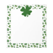 シャムロックとトップハット3 ノートパッド (正面)